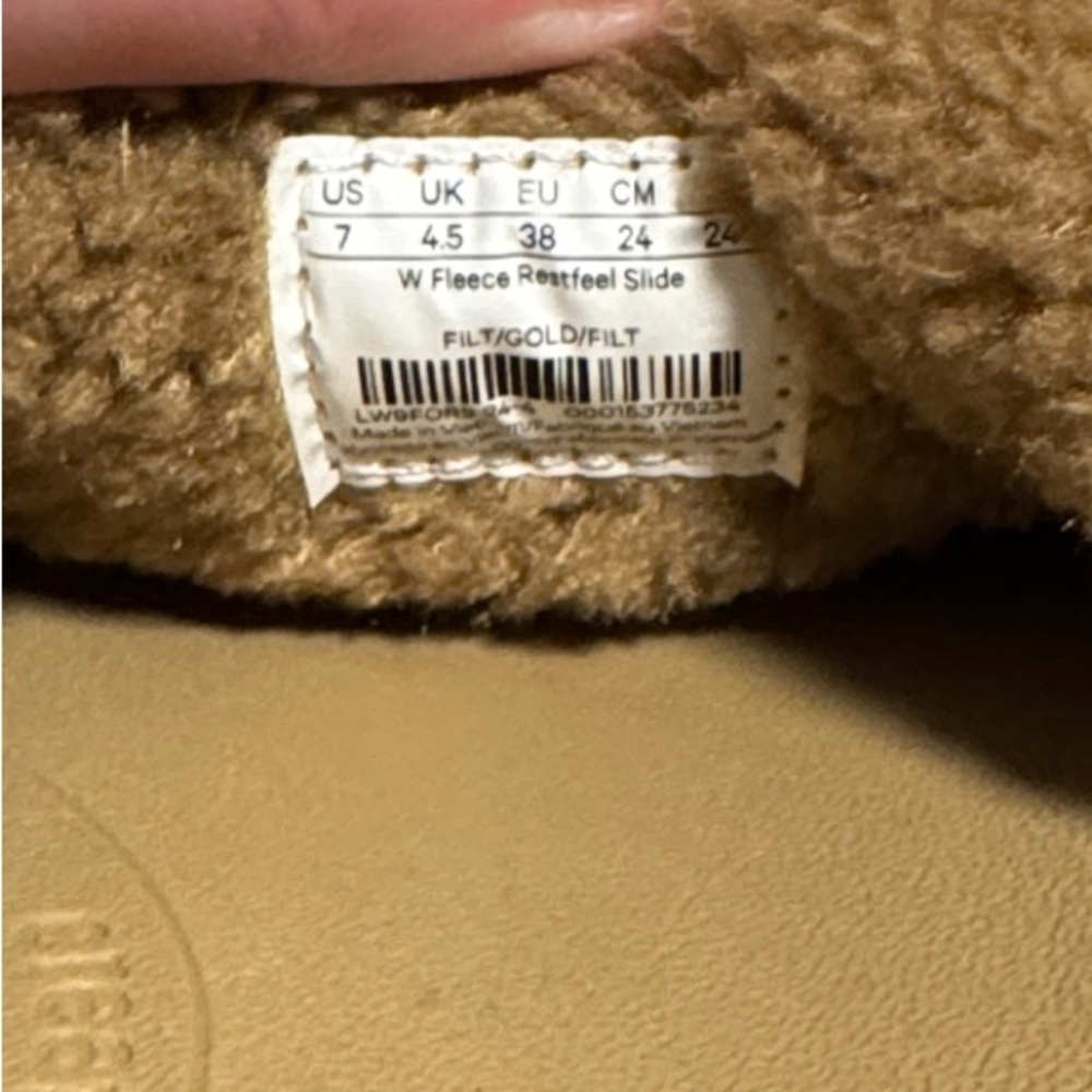 Lululemon Athletica Brown Faux-Sherpa Slide Sandals - Picture 8 of 8